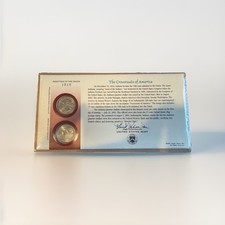 2002 P&D 1816 The Crossroads Of America Quarter Dollar Indiana Liberty 2 Coins