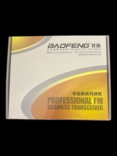 Baofeng Two-Way Radio Walkie Talkie Black Dual Band FM Transceiver New in Box