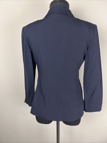 Chaqueta Blazer Vintage Spazio Jeans Couture Talla 42 Mujer’s Azul Marino - Imagen 6 de 7