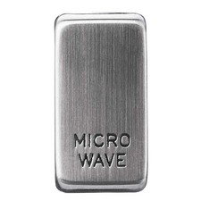 BG GRMWBS Nexus Grid Brushed Steel 'Microwave' Rocker