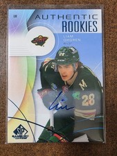 2024-25 SP GAME USED Liam Ohgren AUTHENTIC ROOKIES RC BLUE AUTO Canucks