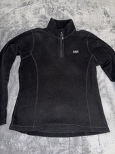 HELLY HANSEN 1/4 Zip Polartec Fleece Jacket Women  s S Pullover Black