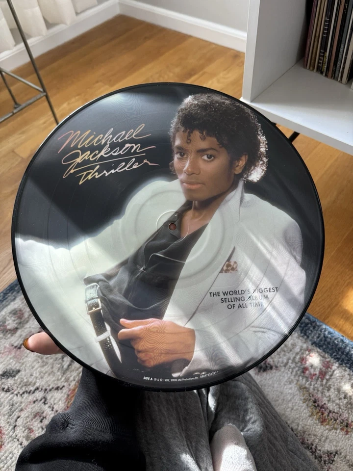 Michael Jackson Thriller Limited Edition Picture Disc Vinyl LP 2 Sided *SEE DESC Foto 2 de 2
