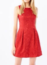 American Living Ralph Lauren Dress 4 Pink Red Sleeveless Washable Career Church