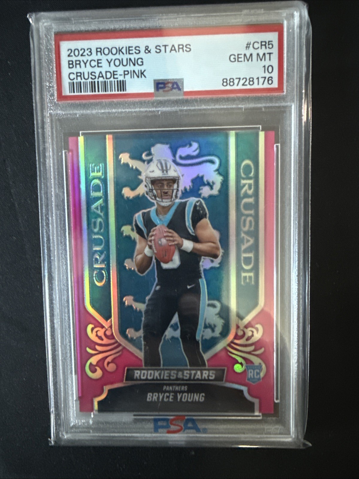 Bryce Young Panini Rookies & Stars Crusade #CR5 Pink