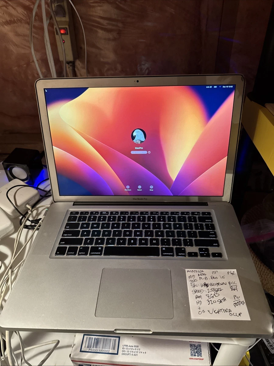 Macbook Pro 15 Mid 2010 for sale | eBay
