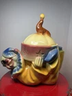 Vintage Shawnee Pottery Clown Jo Jo / Seal 1940s Cookie Jar Rare READ