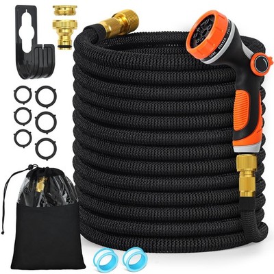Flexibler Gartenschlauch 30 m mit 10Funktionen Schlauchdüse, dehnbarer flexiS...