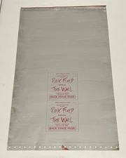 RARE PINK FLOYD FEBRUARY 26, 1980 NASSAU COLISEUM BACK STAGE PASS PRINTING PLATE