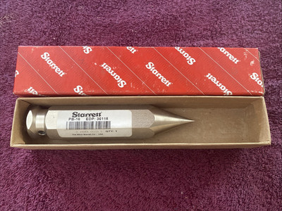 Starrett PB-16 Plumb Bob Solid Steel, 16oz NOS USA