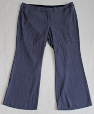 Lane Bryant The Allie Women's Slacks Size 24 Regular Blue White Birdseye