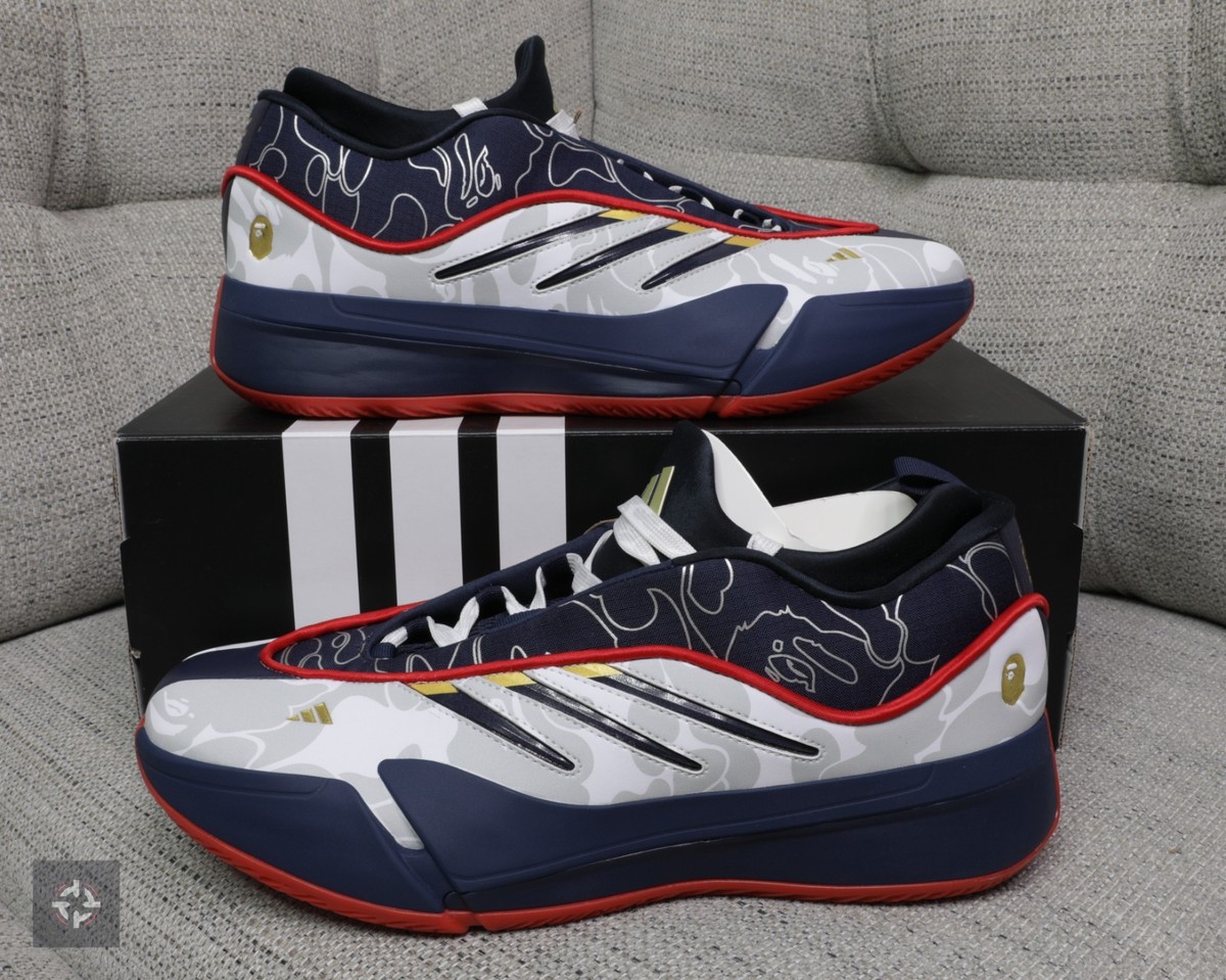 Adidas Dame 9 Bape Olympics F&F Sample Athletic Basketball Shoes