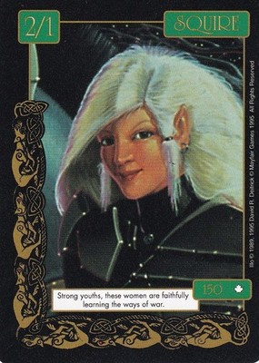 Squire - FAD Base Set - Fantasy Adventures CCG