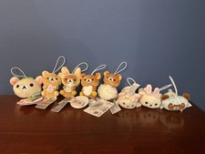 NWT San-X Rilakkuma 3" Plush Keychain Round 1 Cute Gift Japan