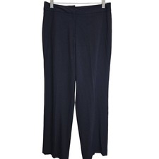 Talbots Petites Stretch Black Straight Leg Dress Pants Size 10 Casual Versatile