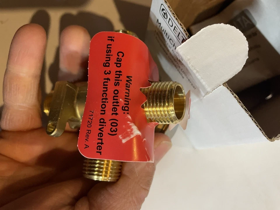 Delta Multichoice 3/6 Setting Diverter. Rough In. Brass. New. R11000-R - Imagem 4 de 4