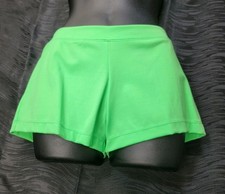 Capezio Green Boy Cut Low Rise Shorts Low-rise Waistband Double-stitched SZ. L