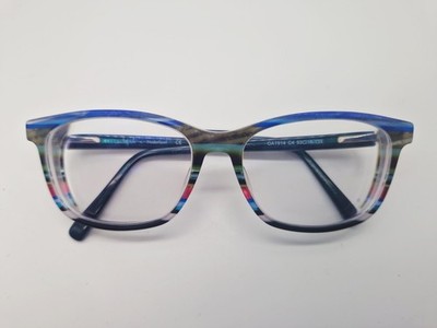 OUTSPOKEN OA1914 Brille Brillengestell - C4 Blau Multi 