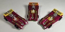 Matchbox Speed Kings Marauder K-45 Race Car Lot Of 3 Variations V/8 Rear Engine