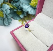 Amethyst Ring, Engagement Gift Ring , Amethyst Ring, Birthstone Ring
