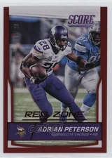 2016 Score Red Zone 19/20 Adrian Peterson #180 0c6