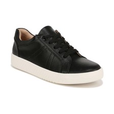Women's Soul Naturalizer Neela Lace Up Sneakers Black Faux Leather