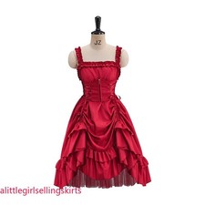 Women Sleeveless Dress Corset Skirt Renaissance Corset Dress Burlesque Corsets A