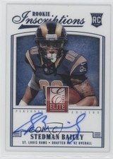 2013 Panini Elite Rookie Inscriptions Blue Ink Stedman Bailey #30 Auto 0b2