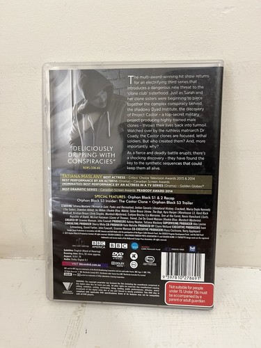 Orphan Black : Series 3 (DVD, 2015) - Picture 2 of 2