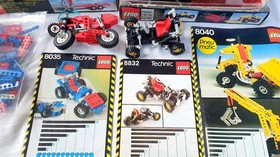LEGO Technic Lot 8030 8035 8040 8832 - Complete & Box Vintage 80s 90s