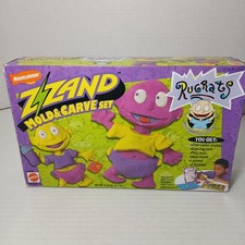 Vtg Nickelodeon Rugrats Mould And Carve Z Zand Mattel SEALED NIB Zzand 1997