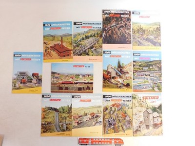 Vollmer H0 etc 12x Katalog 1960 2/1960 1/1961 2/1961 3/1961 67/68 etc sg #EH1-1