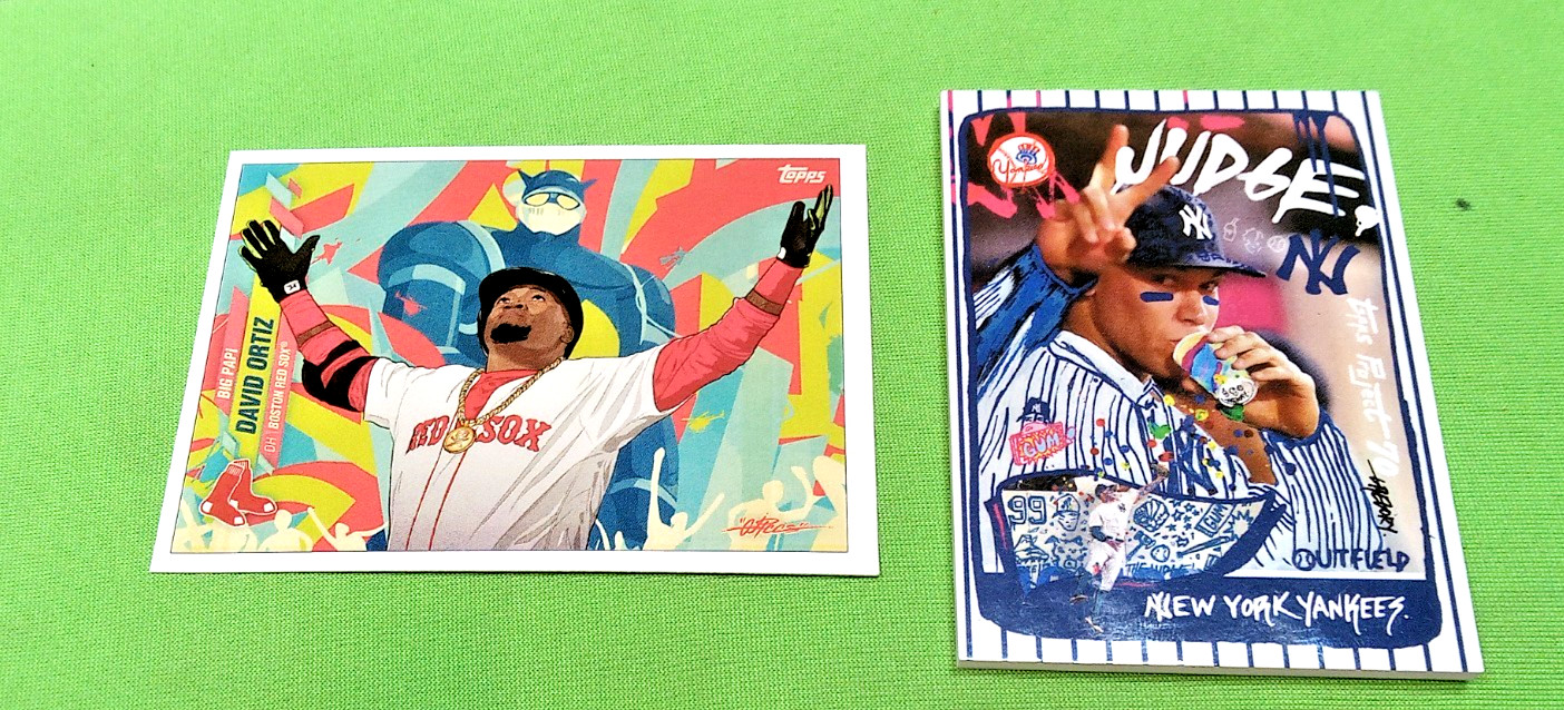 2021 TOPPS PROJECT 70 promo PROOF BACK CARD STOCK COA 247 DAVID ORTIZ