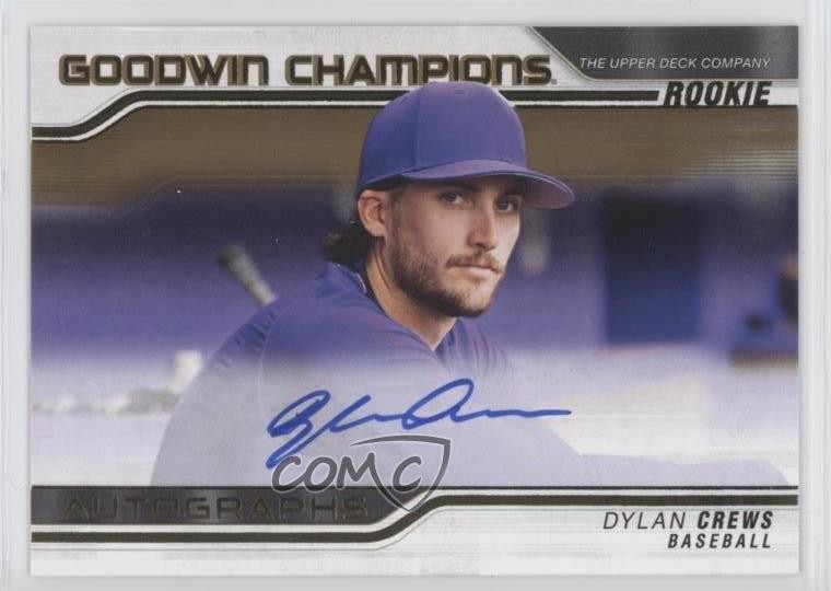 2023 Upper Deck Goodwin Champions Horizontal Dylan Crews #HA-DC Auto 0k0r