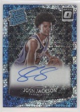 2017-18 Panini Donruss Optic Fast Break Prizm Signatures Josh Jackson Auto 08u6