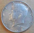 1964 D 90% Silver Kennedy Half Dollar Actual coin pictured [#111D]