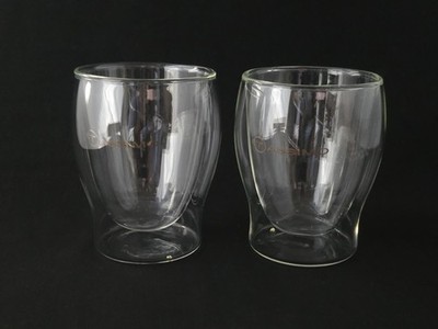 2x TASSIMO DOUBLE WALL, INSULATED TUMBLERS   2 glasses