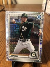 Daulton Jefferies 2020 Bowman Chrome Prospects Mega Box Mojo Refractor #BCP153