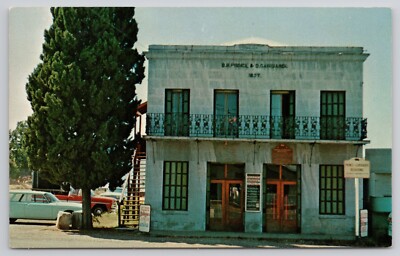 Postcard Altaville California Prince Garibaldi Building General Store Vtg 