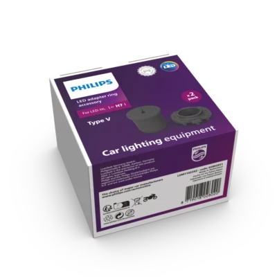 H7-LED Adapter-Ring "V" für Philips Ultinon Pro6000 - Bild 1 von 4