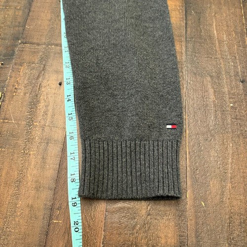 Tommy Hilfiger Pullover 1/4 Zip Sweater Mens Large Grandpa Dad Western Ribbed - Picture 17 of 17