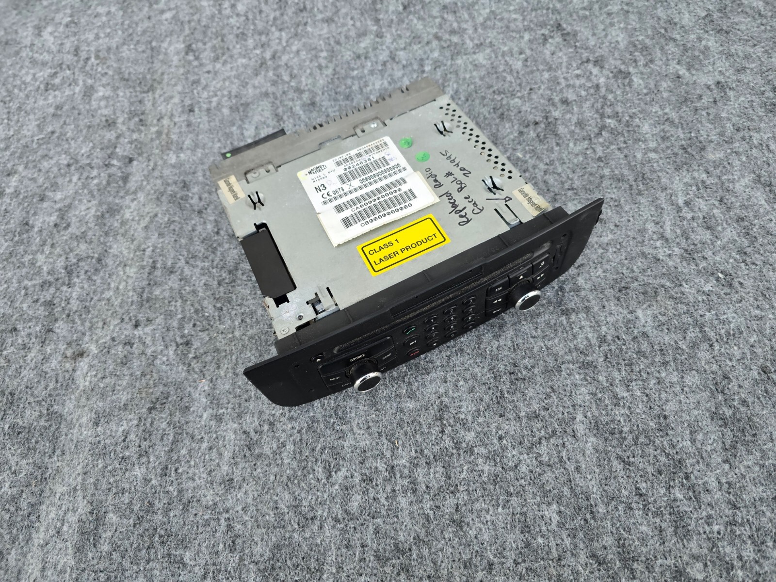 RADIO STEREO COMMAND HEAD UNIT 58k 08-19 MASERATI GRANTURISMO 4.2L M145
