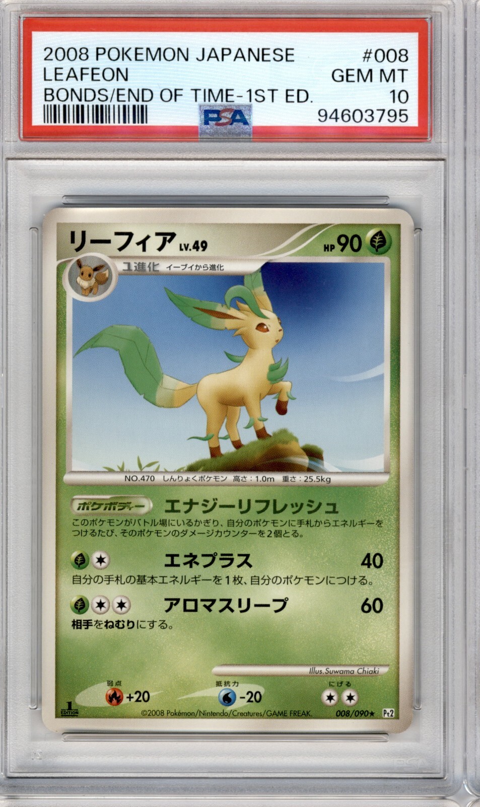 世界182枚 PSA10 リーフィア LV.42 leafeon 2007 90 世界182枚 PSA10 リーフィア LV.42 leafeon 2007 90 - メルカリ