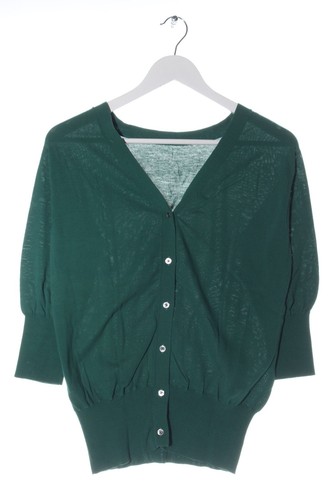 Cardigan MNG Femme Vert-bleu - Taille EU 40, Coton, Style Décontracté à Boutons, Occasion Très Bon état