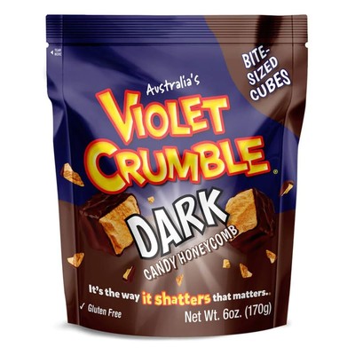 Violet Crumble Dark Chocolate Honeycomb Candy Chunks - Imported From Australi...
