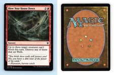 Blow Your House Down #114/269 MTG Throne Of Eldraine 2019 Common TCG Card