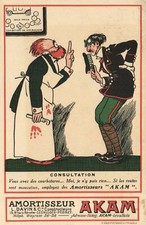 PC ADVERTISING CARS AMORTISSEUR AKAM L. DAVIN ET CIE CONSTRUCTEUR (a44755)