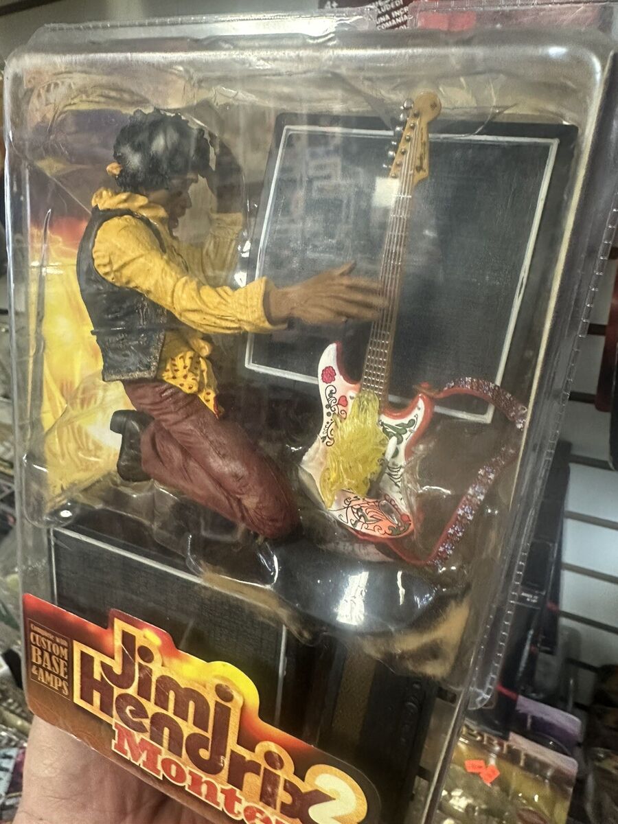 2004 McFarlane Toys Jimi Hendrix Monterey Stage Figure w 2004 McFarlane Toys Jimi Hendrix Monterey Stage Figure w
