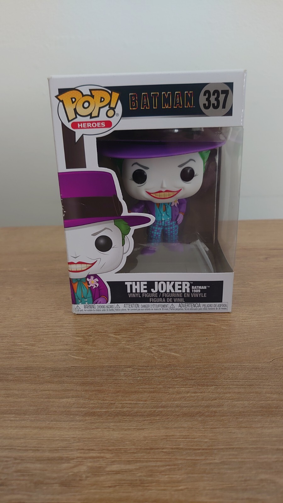 Funko Pop! DC Heroes Batman The Joker Batman 1989 #337 Vinyl Figure
