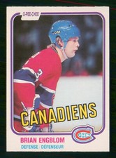 BRIAN ENGBLOM 1981-82 O-PEE-CHEE 1981-82  NO 175  NRMINT+     62693